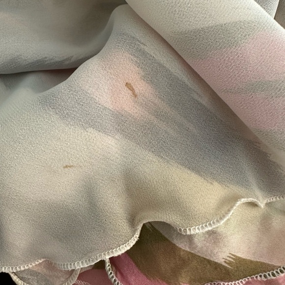 Alexis 100% Silk Elegant Multicolor Maxi Dress - Picture 9 of 13